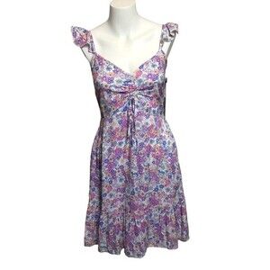 NWT Japna purple floral mini dress‎ small